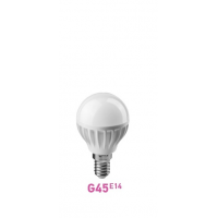 Лампа LED G45 E14 шар  7.5W 4000К (белого свечения) 