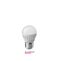 Лампа светодиодная E27 LED G45  шар 7.5W 4000К (белого свечения) 