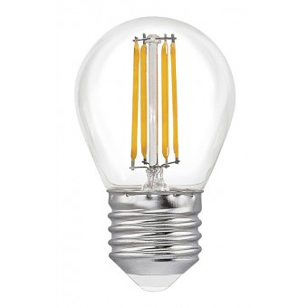Лампа светодиодная E27 LED P45, 5W (прозрачная)