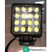 Светодиодная LED фара рабочего света квадрат 48W 10-30V (холодного белого свечения)