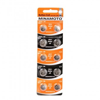 Батарейка LR1120/381 AG8 Minamoto alkaline 