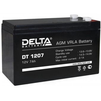 Аккумулятор Delta DT1207 12V  Delta