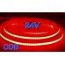 Светодиодная лента COB LUX 24В 310д/м 8W IP33 красного свечения с 3M