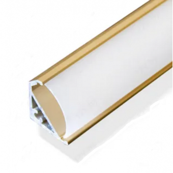 Профиль для светодиодной ленты 16х16мм (угловой) золотистый 2м.п.