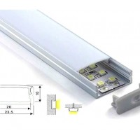 Профиль для светодиодной ленты AP266 23.8х10мм (накладной) 2м.п.