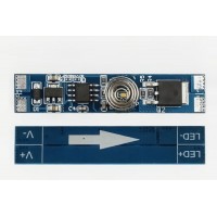 Микровыключатель с диммером 2В/24В 96Вт/192Вт 8А сенсорный для LED ленты (в профиль)